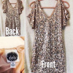 Sequence homecoming dress